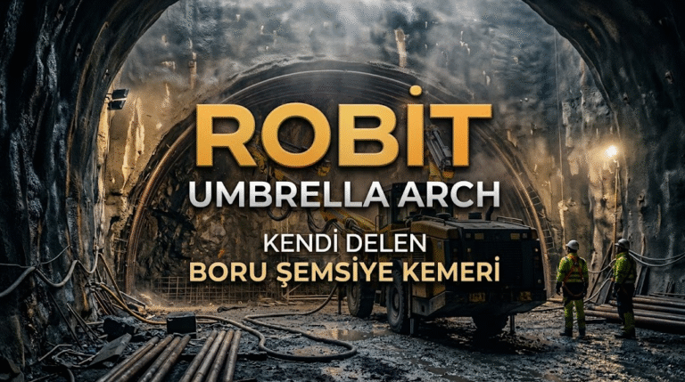 Robit – Umbrella arch – Kendi Delen Boru Şemsiye Kemeri