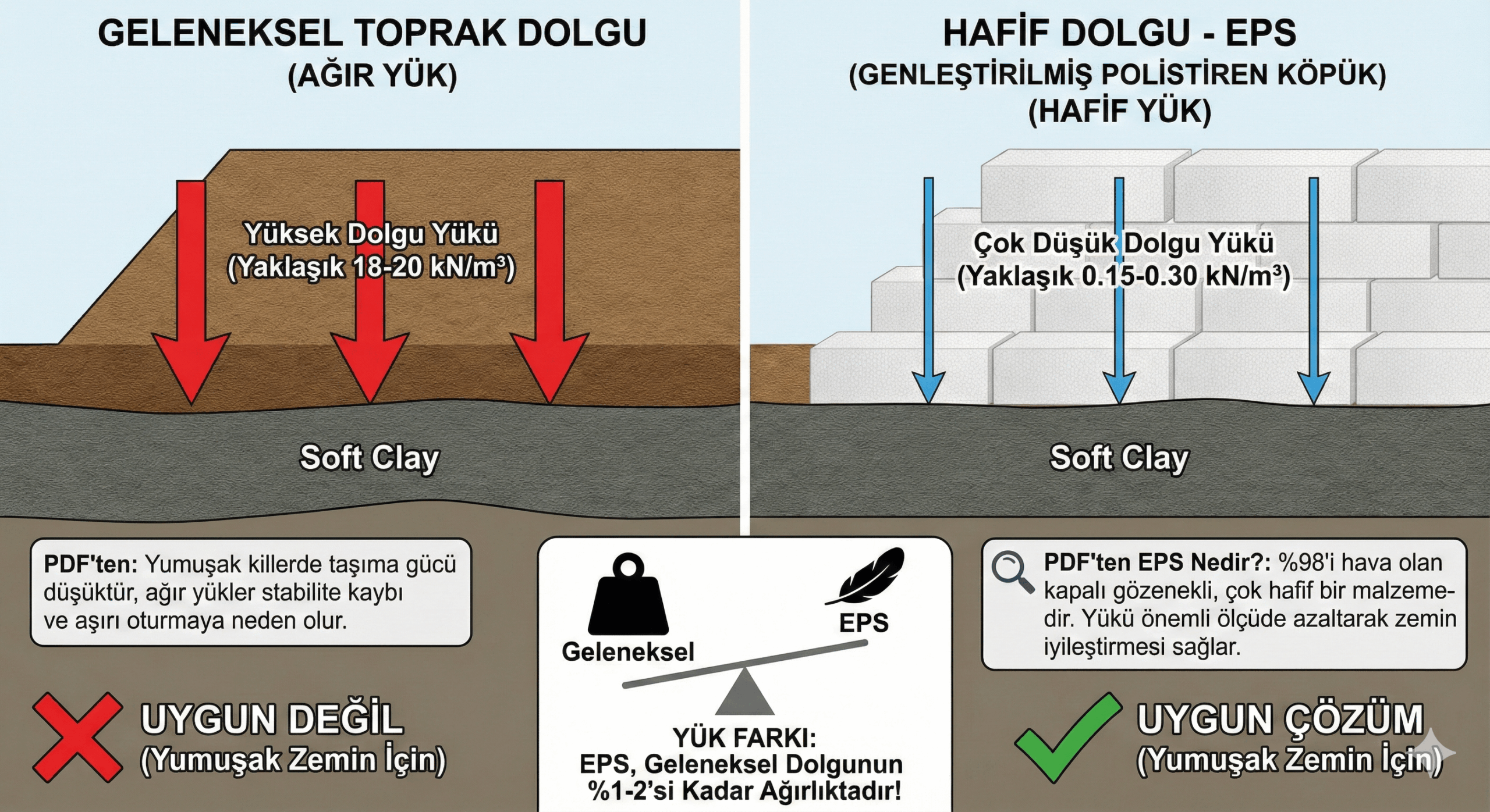 Toprak Dolgu ve EPS Farkı